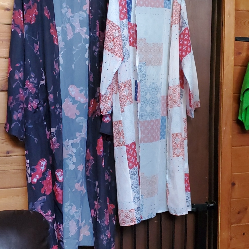 Sheer kimonos